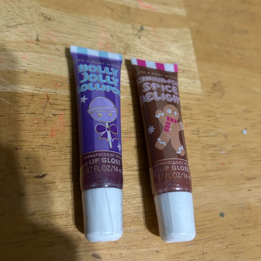 B&BW Holly Jolly Lollipop Cinnamon Spice delight Lip Gloss